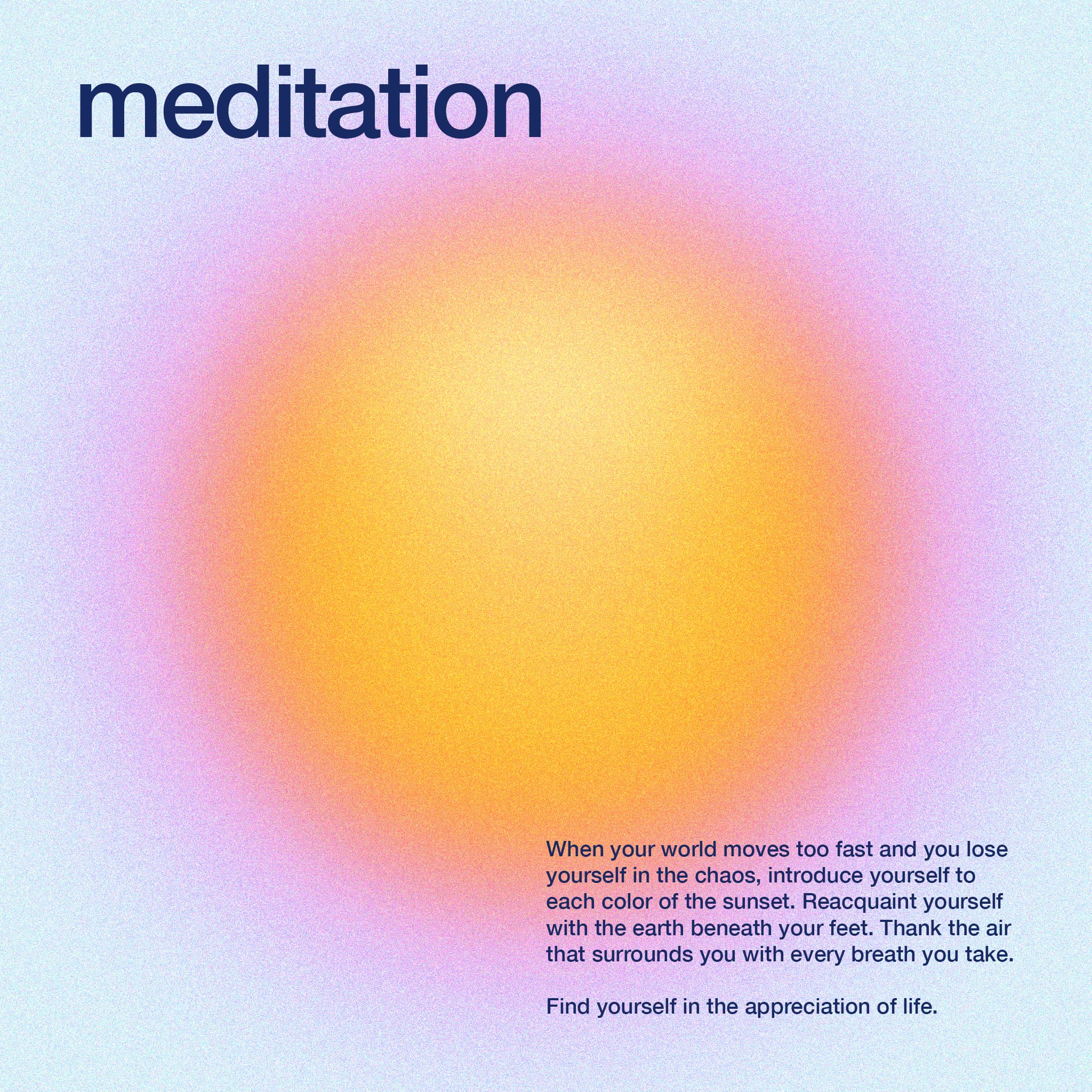 Sunset Sessions • Meditation & Journalling • Counting Sheep