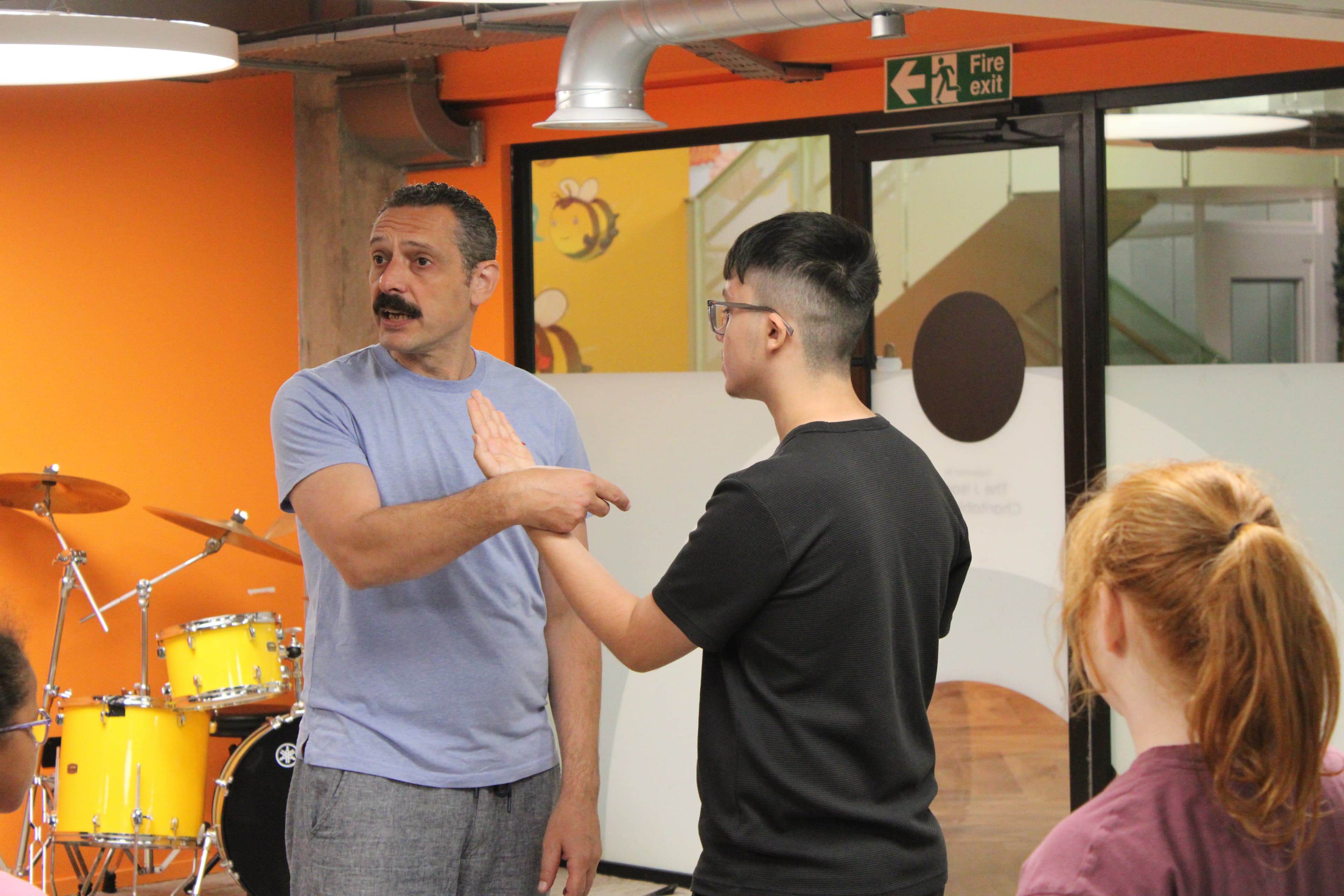 Visual Impairment Kung Fu with Martial Attitude - Wing Chun and movement training