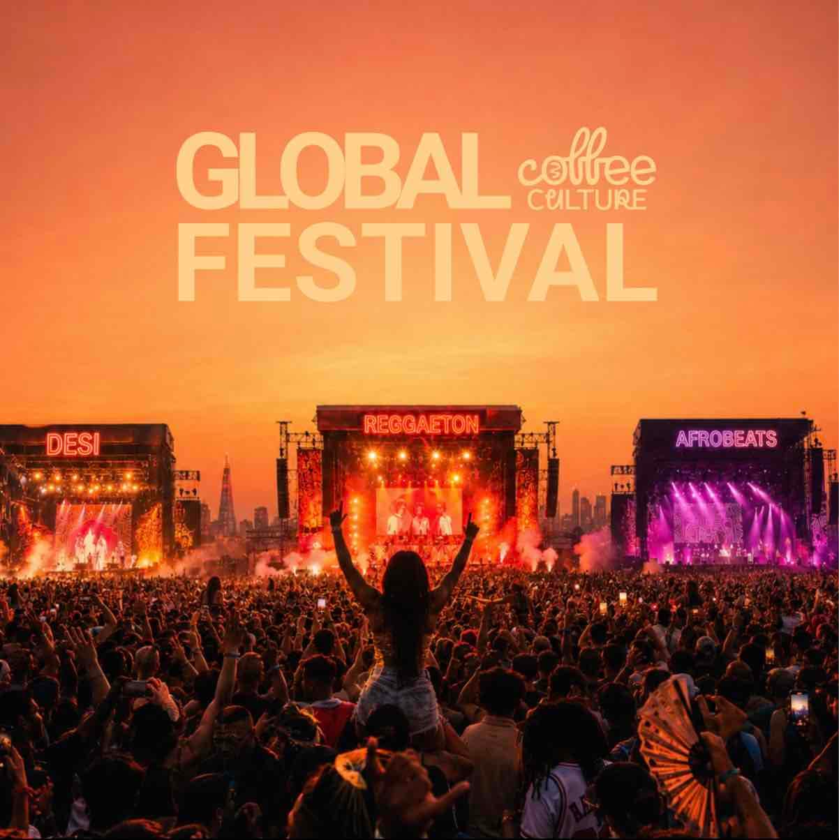 GLOBAL COFFEE CULTURE FESTIVAL ✈️🇵🇷🌍🇮🇳🚞🇳🇬
