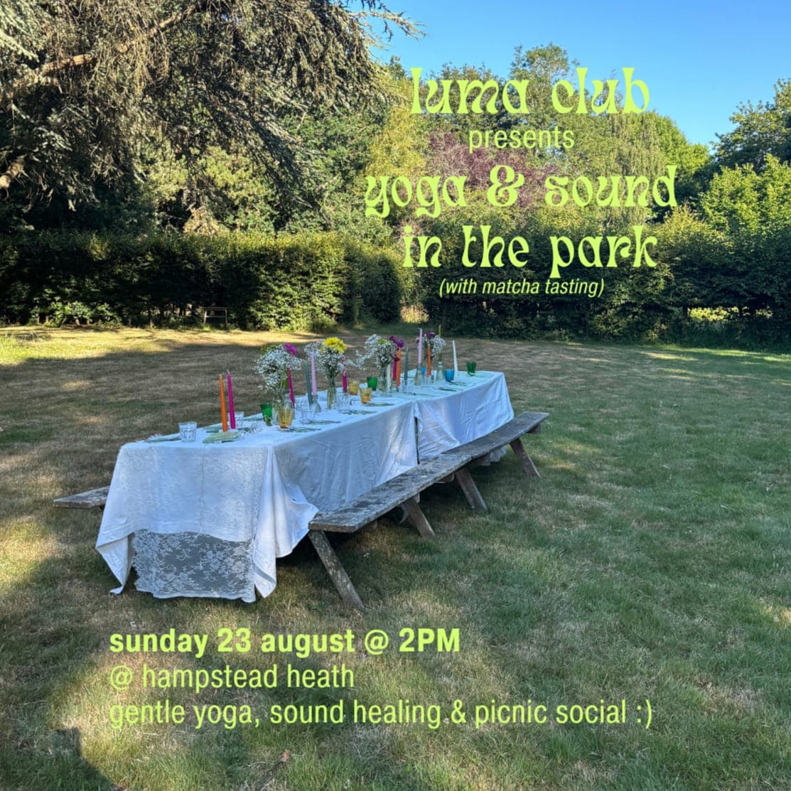 Yoga, Sound & Matcha Tasting in the Park
